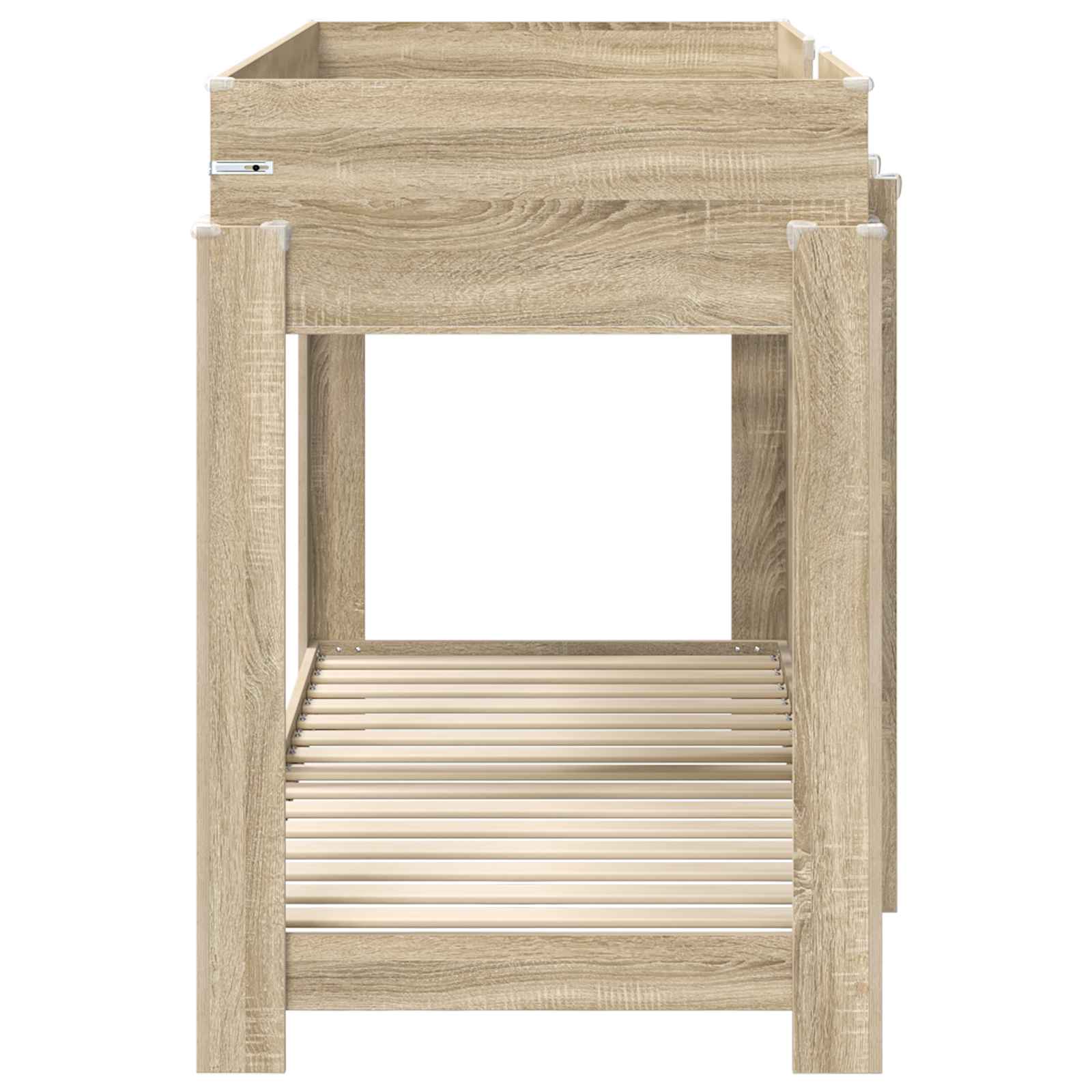 Letto a Castello per Bambini Rovere Sonoma 75 x 190 cm | homemem39
