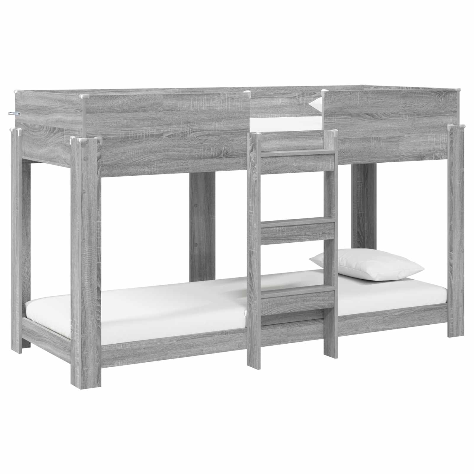 Letto a Castello per Bambini Grigio Sonoma 75 x 190 cm | homemem39