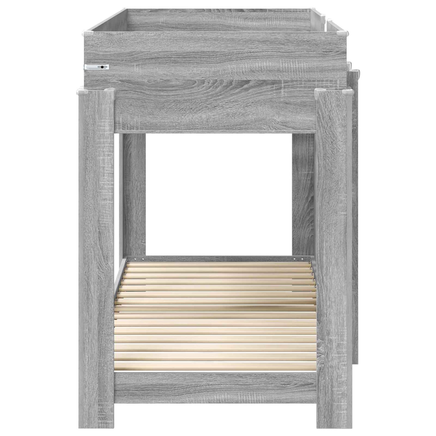 Letto a Castello per Bambini Grigio Sonoma 75 x 190 cm | homemem39