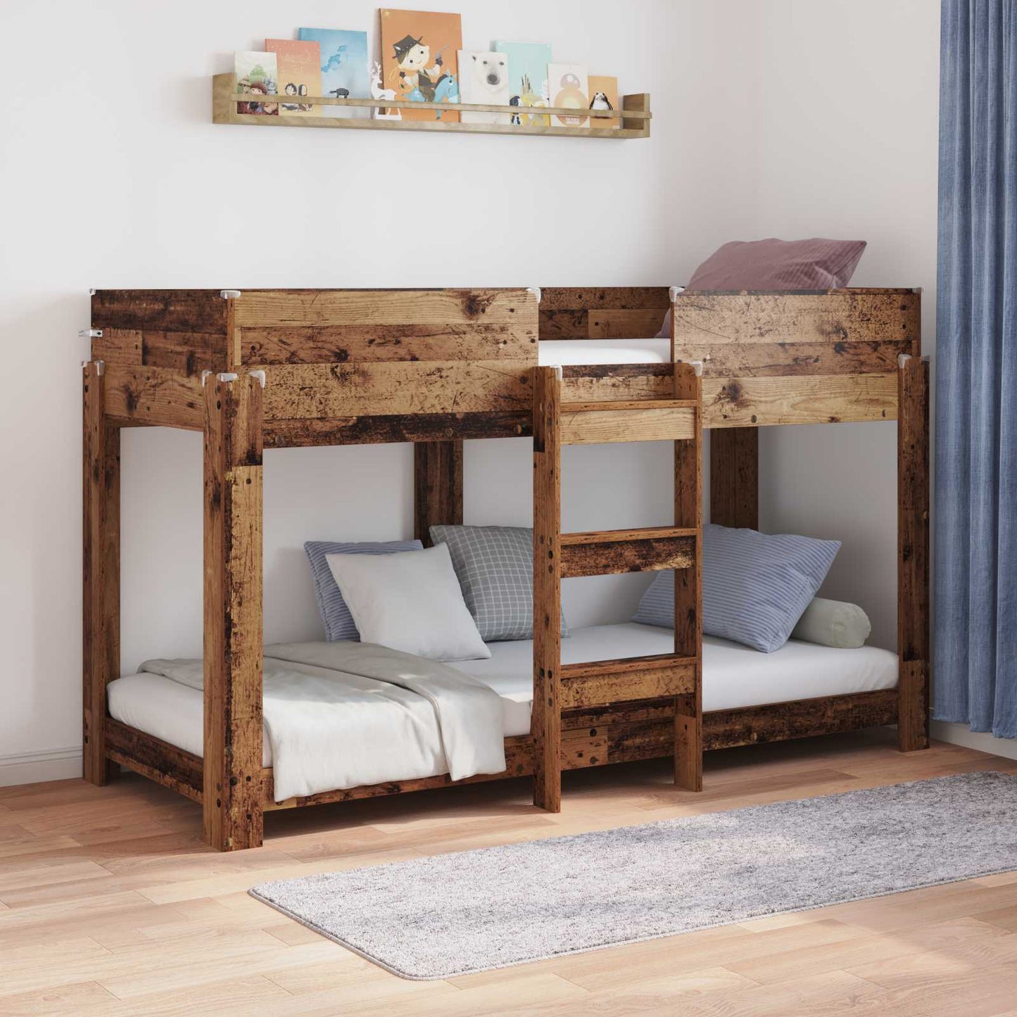 Letto a Castello per Bambini Legno vecchio 75 x 190 cm | homemem39