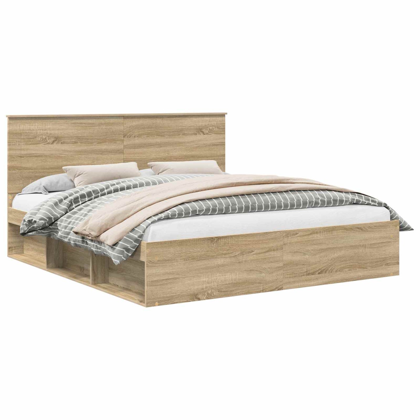 Struttura del letto Sonoma 200 x 200 cm Pino massello | homemem39