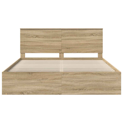 Struttura del letto Sonoma 200 x 200 cm Pino massello | homemem39