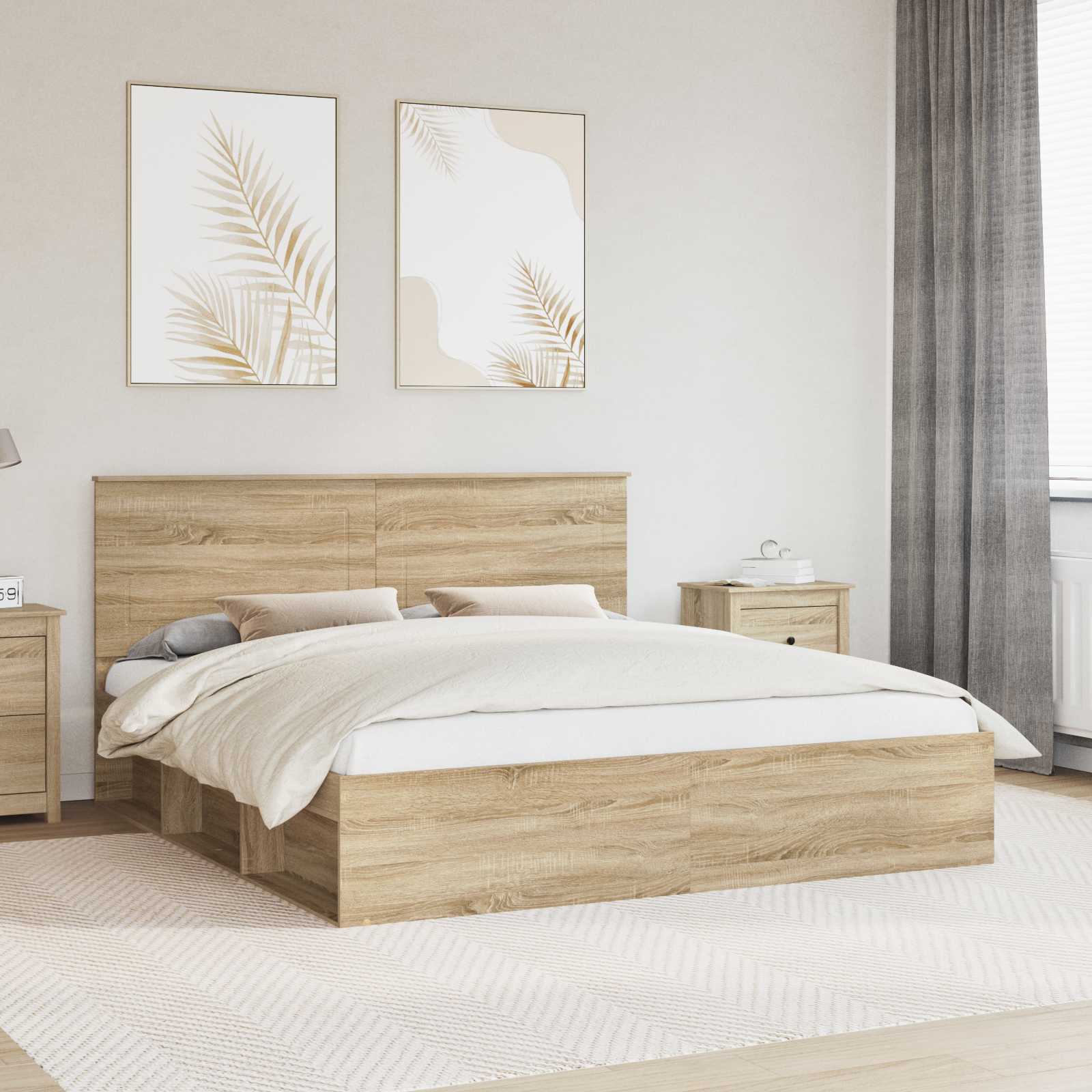 Struttura del letto Sonoma 180 x 200 cm Pino massello | homemem39