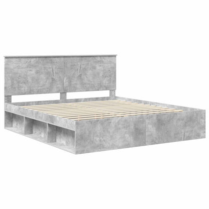 Struttura del letto Calcestruzzo 180 x 200 cm Pino massello | homemem39