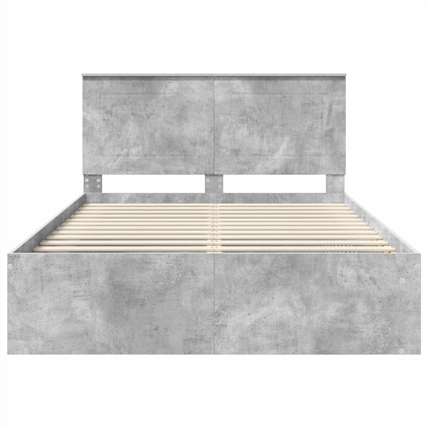 Struttura del letto Calcestruzzo 160 x 200 cm Pino massello | homemem39