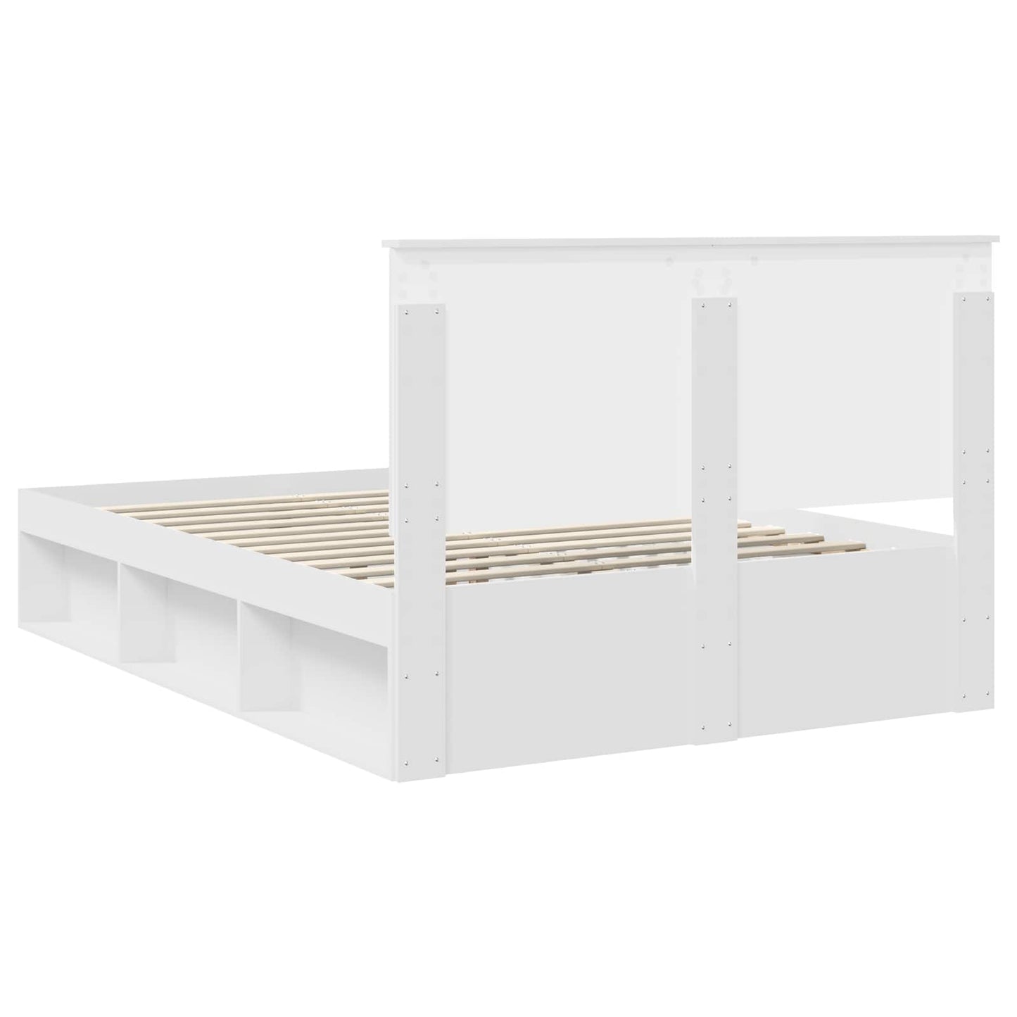Struttura del letto Bianco 150 x 200 cm Pino massello | homemem39