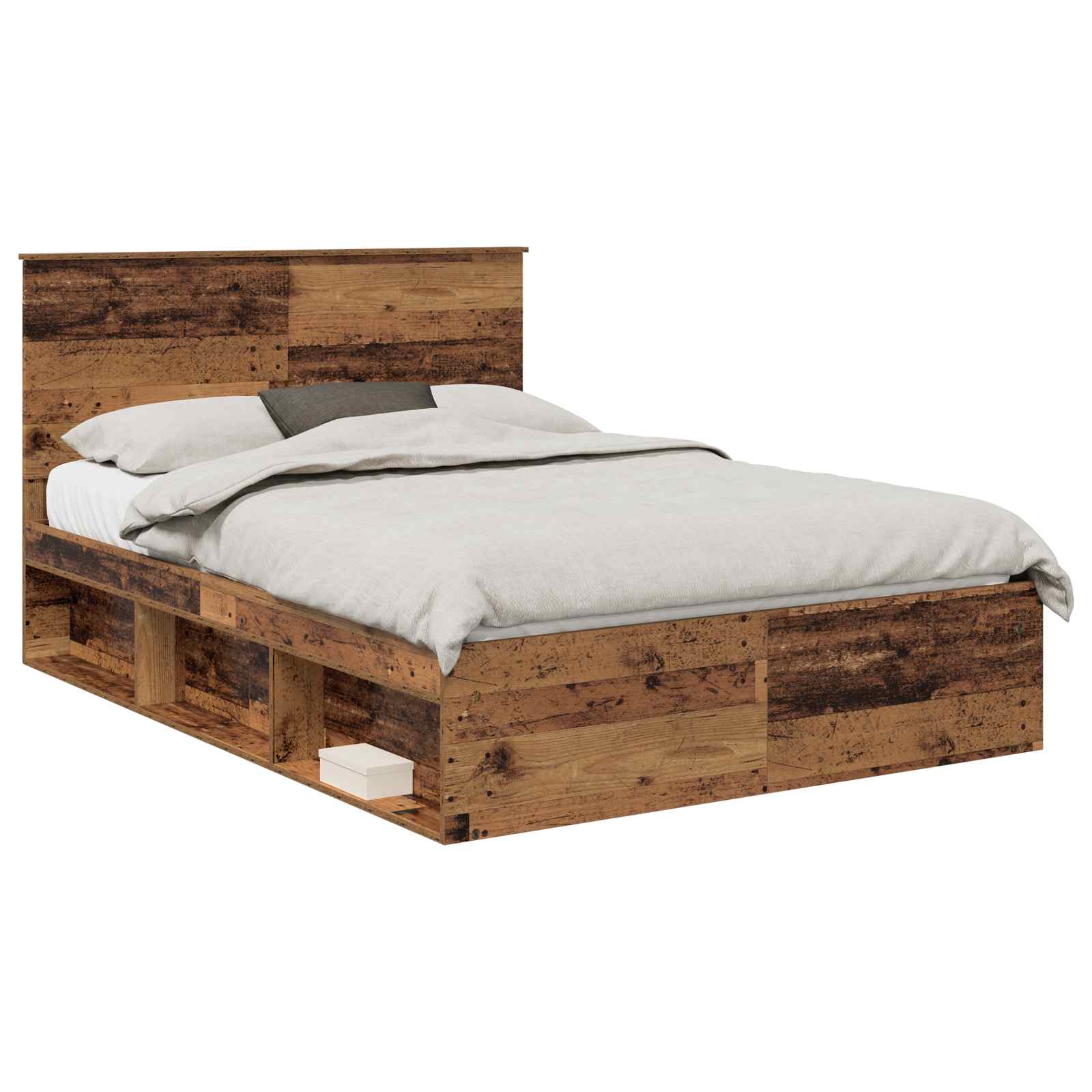 Struttura del letto Legno vecchio 150 x 200 cm Pino massello | homemem39