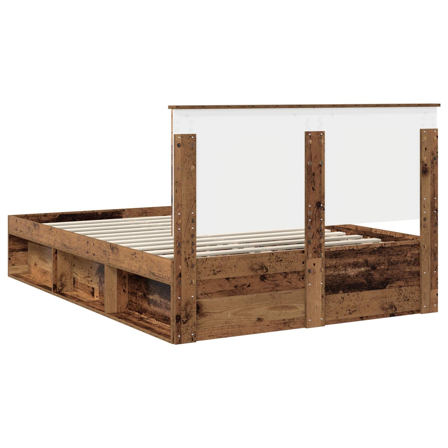 Struttura del letto Legno vecchio 150 x 200 cm Pino massello | homemem39