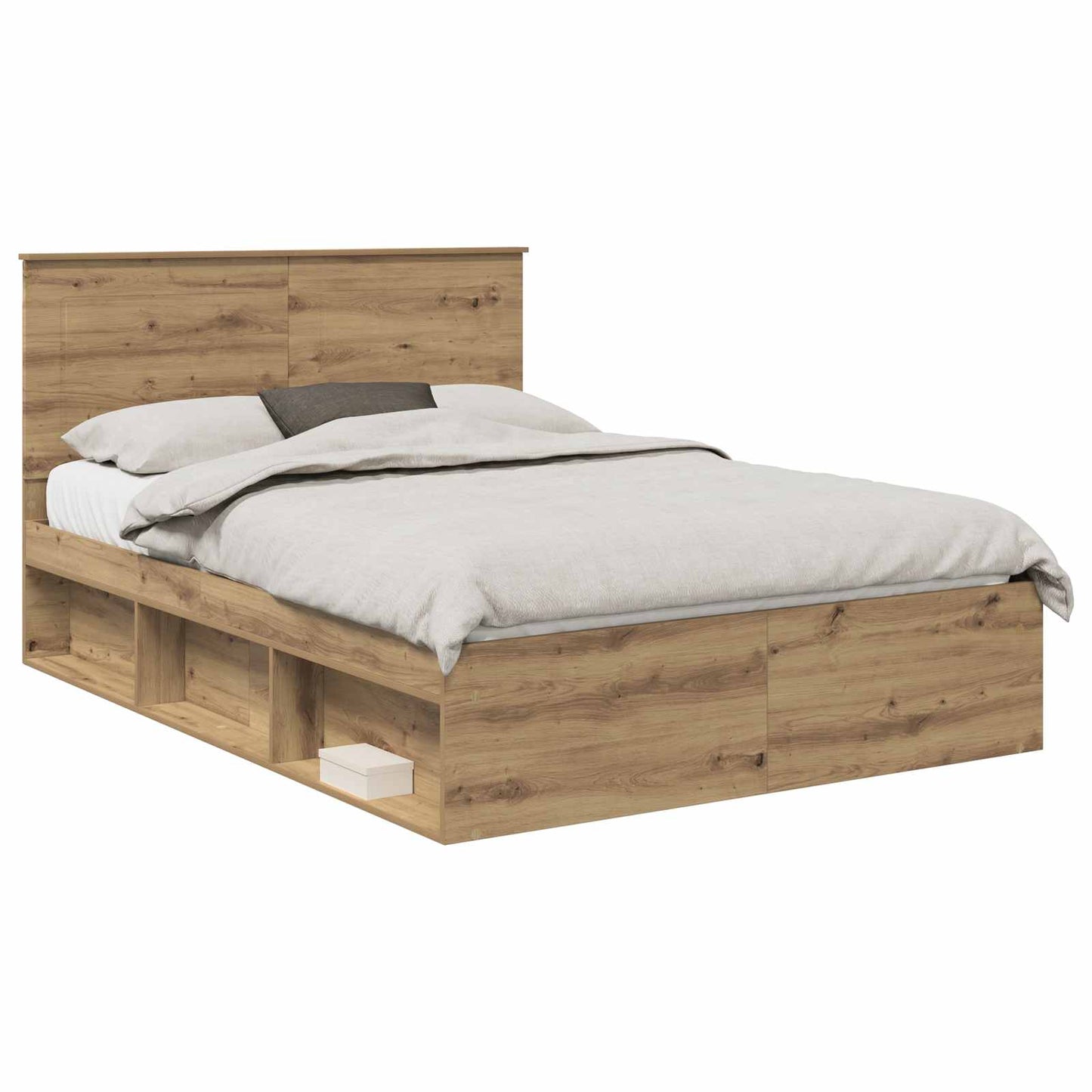 Struttura del letto Rovere Artigianale 150 x 200 cm | homemem39