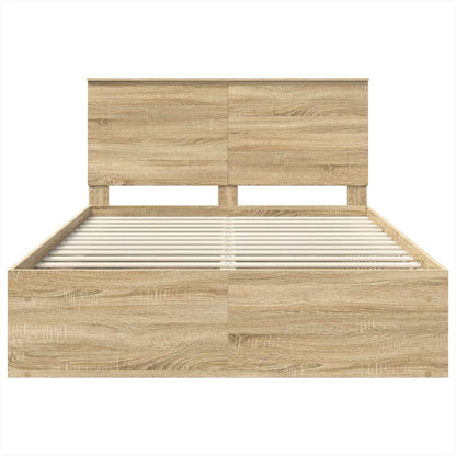 Struttura del letto Sonoma 140 x 190 cm Pino massello | homemem39