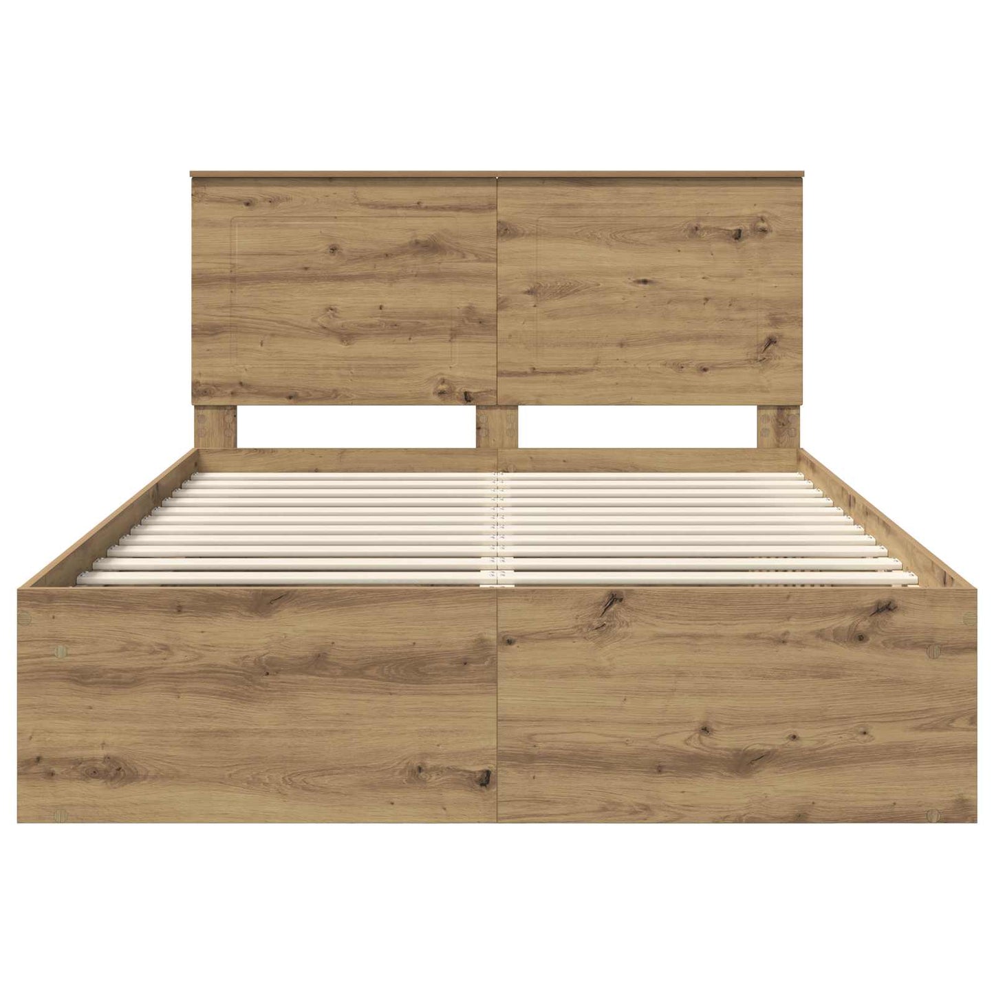 Struttura del letto Rovere Artigianale 140 x 190 cm | homemem39