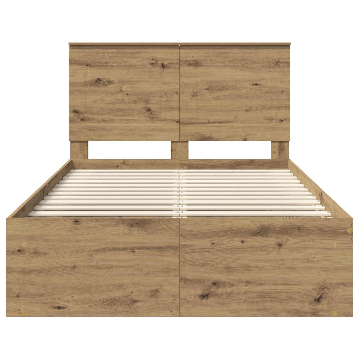 Struttura del letto Rovere Artigianale 135 x 190 cm | homemem39