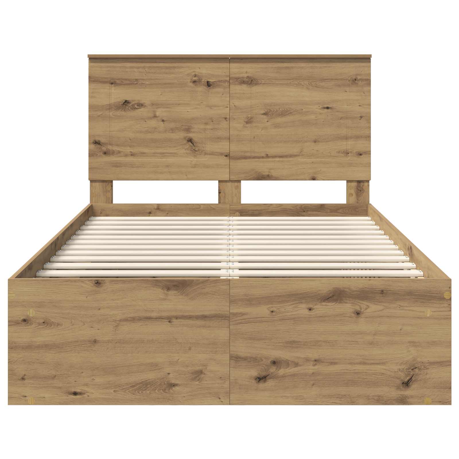 Struttura del letto Rovere Artigianale 135 x 190 cm | homemem39