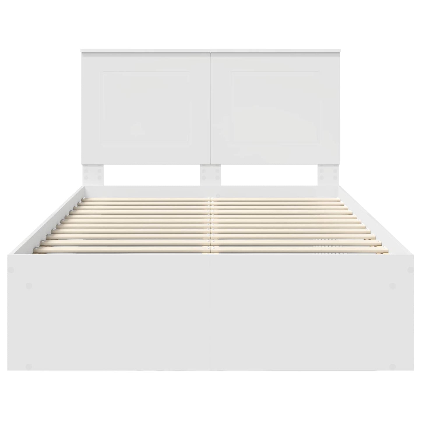 Struttura del letto Bianco 120 x 190 cm Pino massello | homemem39