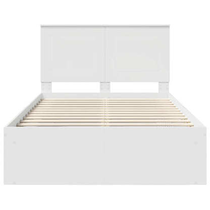 Struttura del letto Bianco 120 x 190 cm Pino massello | homemem39