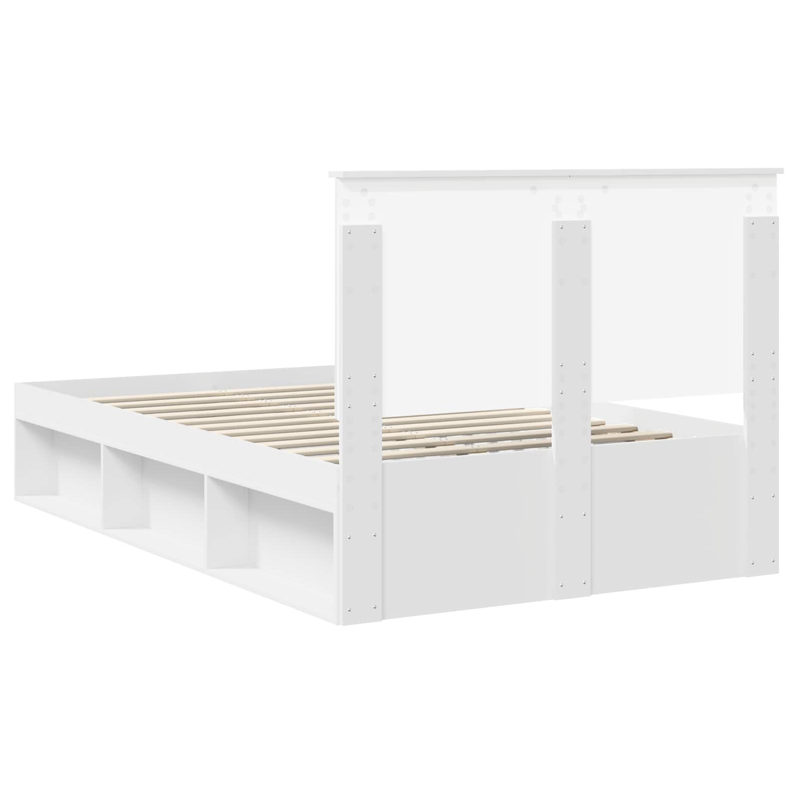 Struttura del letto Bianco 120 x 200 cm Pino massello | homemem39