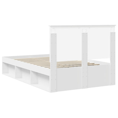 Struttura del letto Bianco 120 x 200 cm Pino massello | homemem39