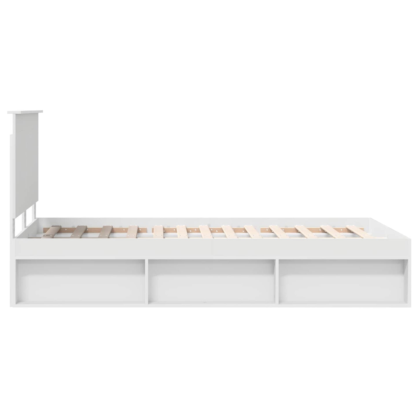 Struttura del letto Bianco 120 x 200 cm Pino massello | homemem39