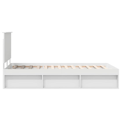 Struttura del letto Bianco 120 x 200 cm Pino massello | homemem39