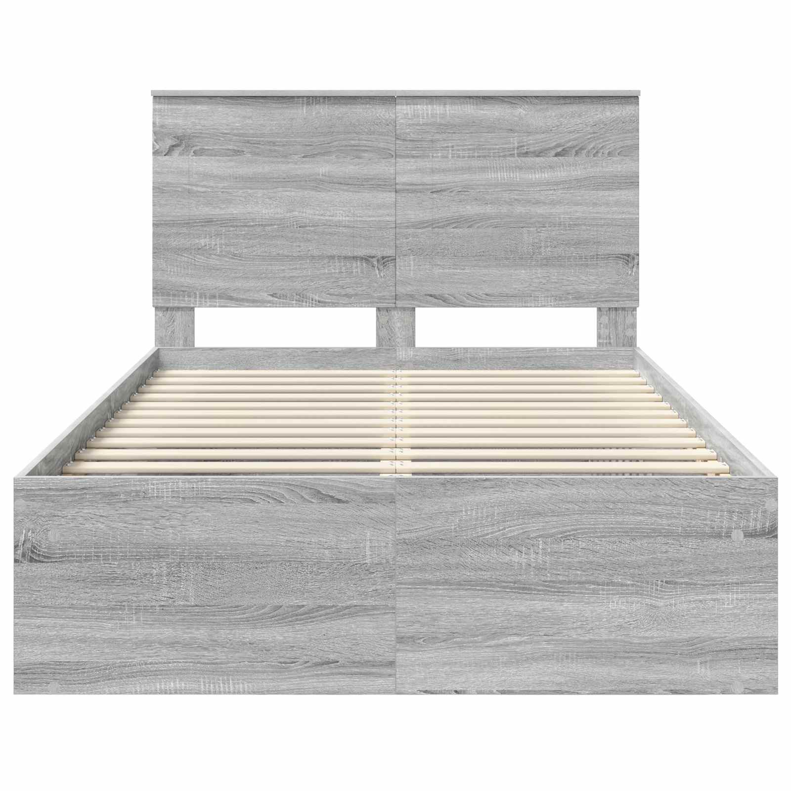 Struttura del letto Grigio Sonoma 120 x 200 cm Pino massello | homemem39