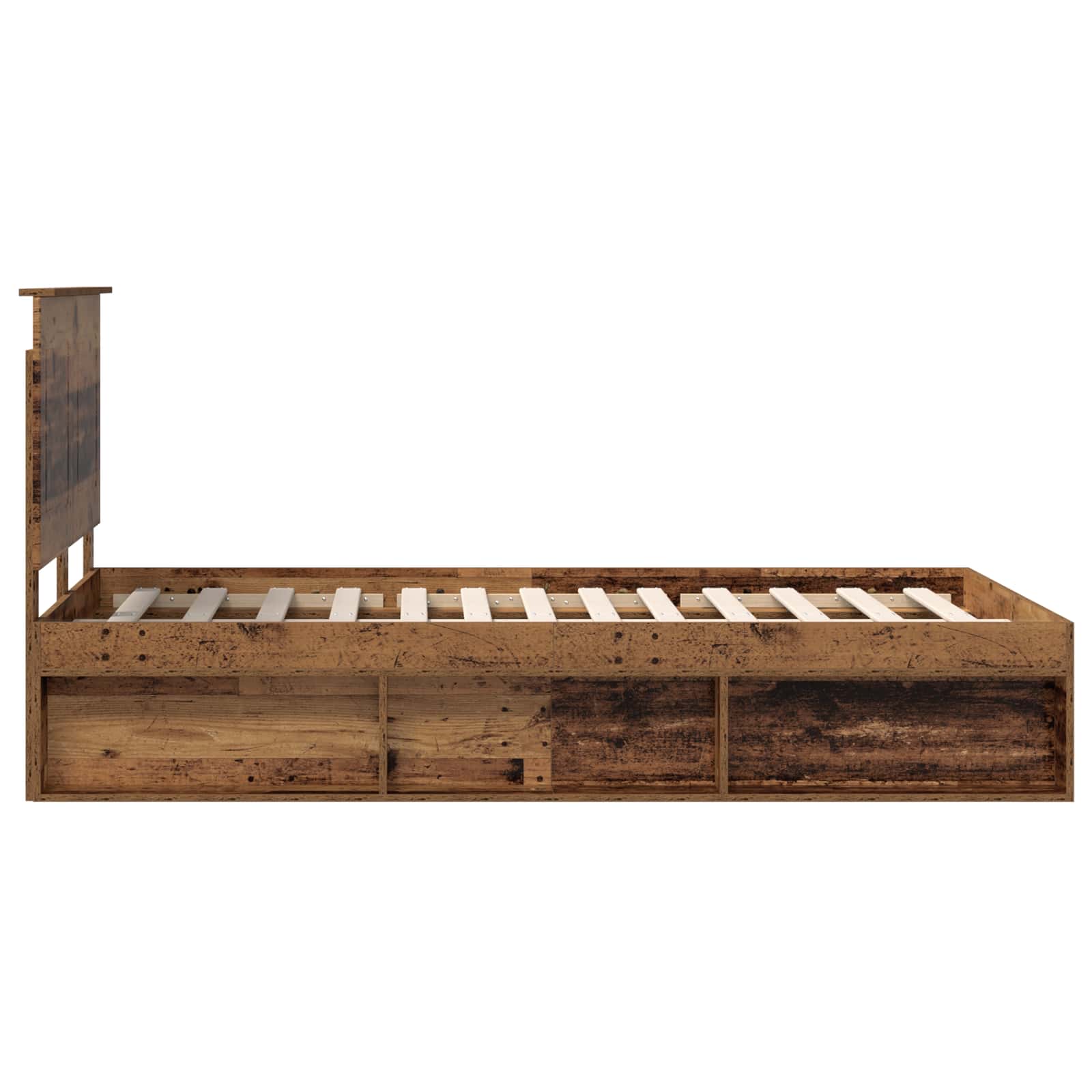 Struttura del letto Legno vecchio 120 x 200 cm Pino massello | homemem39