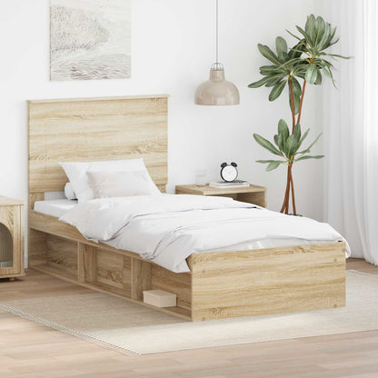 Struttura del letto Sonoma 90 x 190 cm Pino massello | homemem39