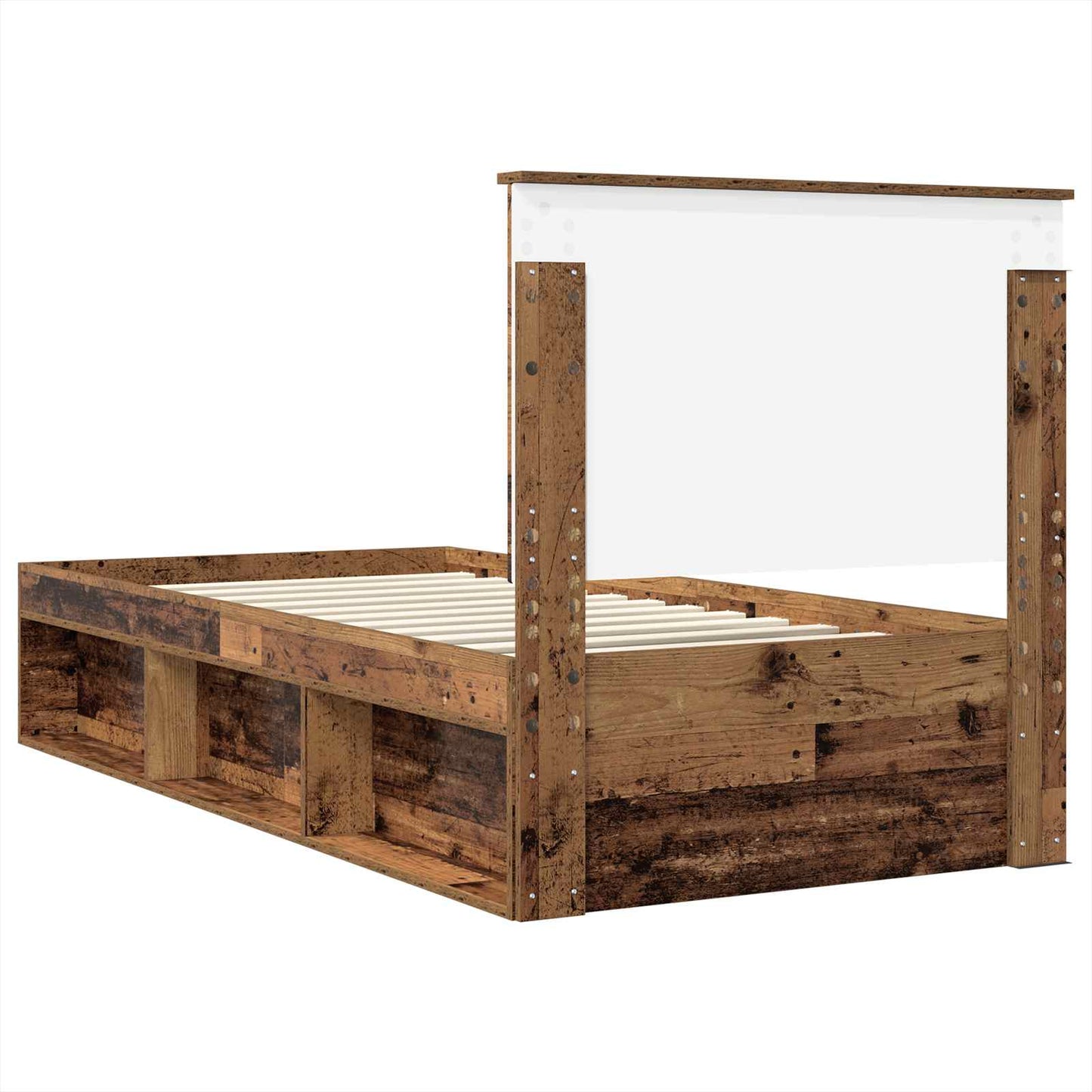Struttura del letto Legno vecchio 90 x 190 cm Pino massello | homemem39