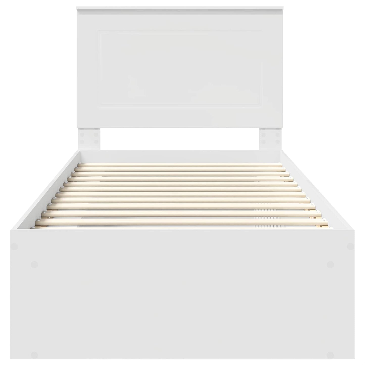 Struttura del letto Bianco 90 x 200 cm Pino massello | homemem39