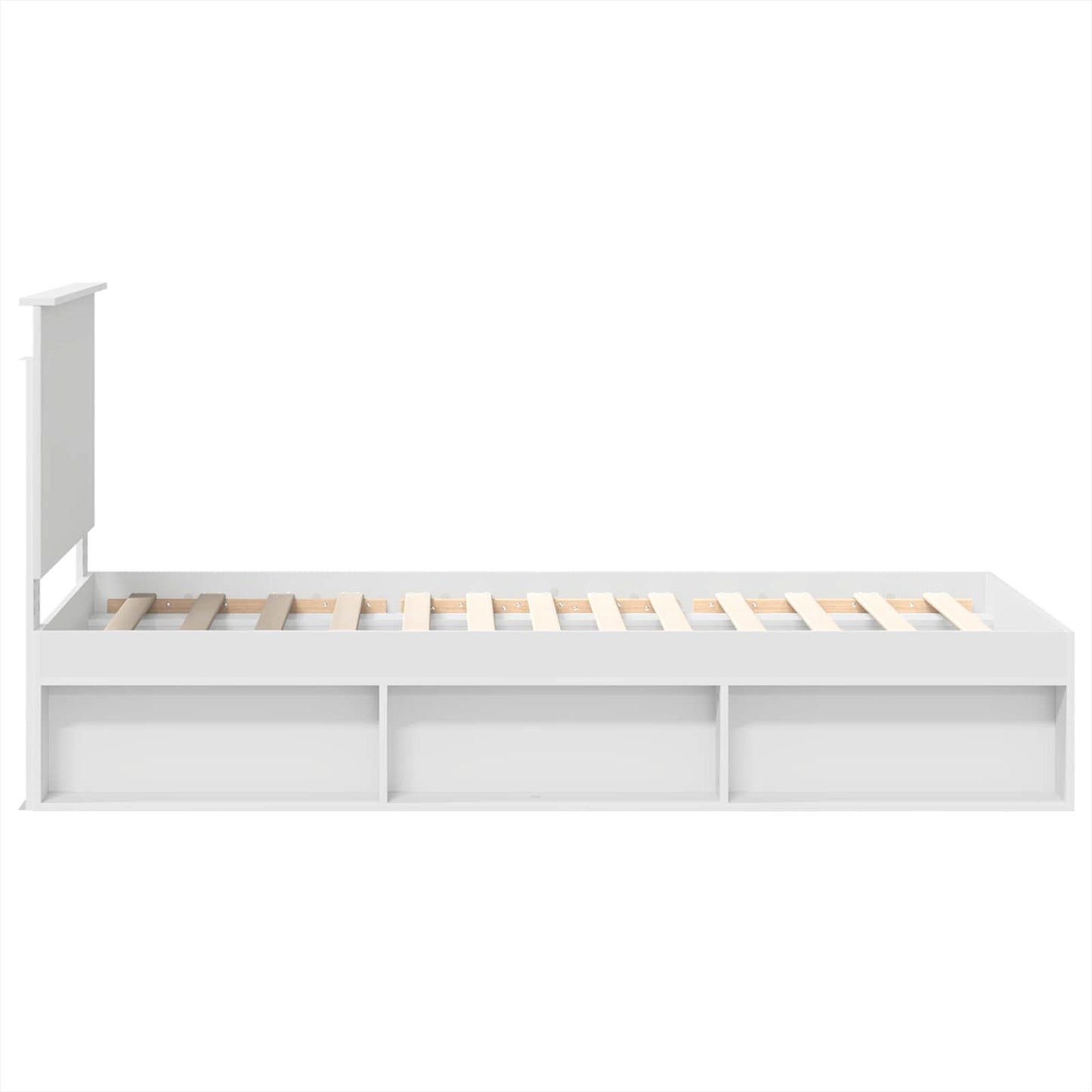 Struttura del letto Bianco 90 x 200 cm Pino massello | homemem39