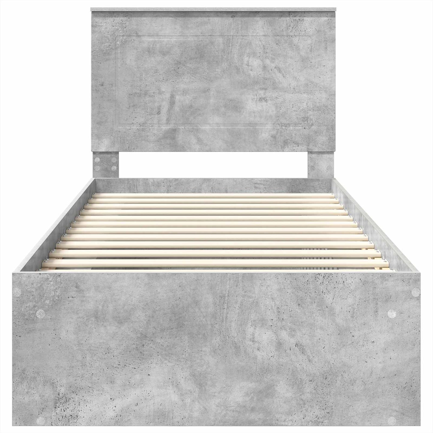 Struttura del letto Grigio Concretè 75 x 190 cm Pino massello | homemem39