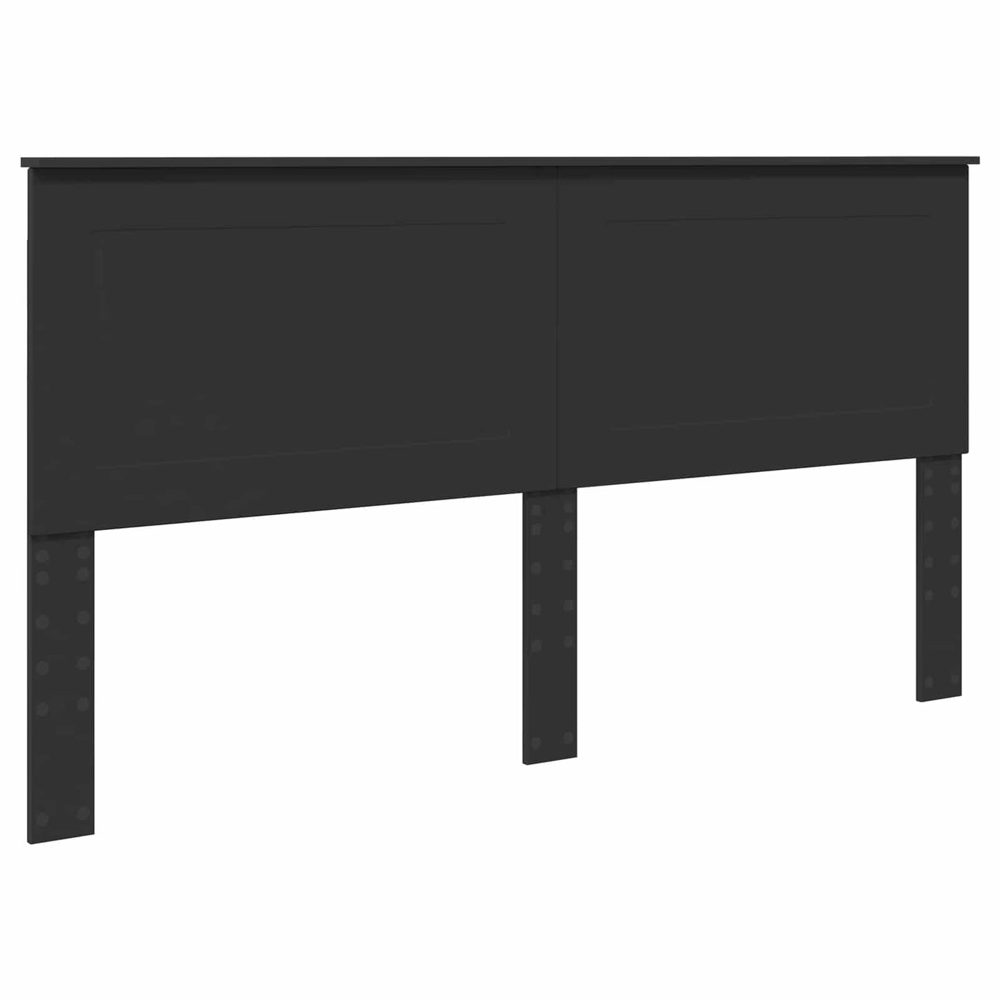Struttura del letto Nero 200 x 200 cm Legno Ingegnerizzato | homemem39