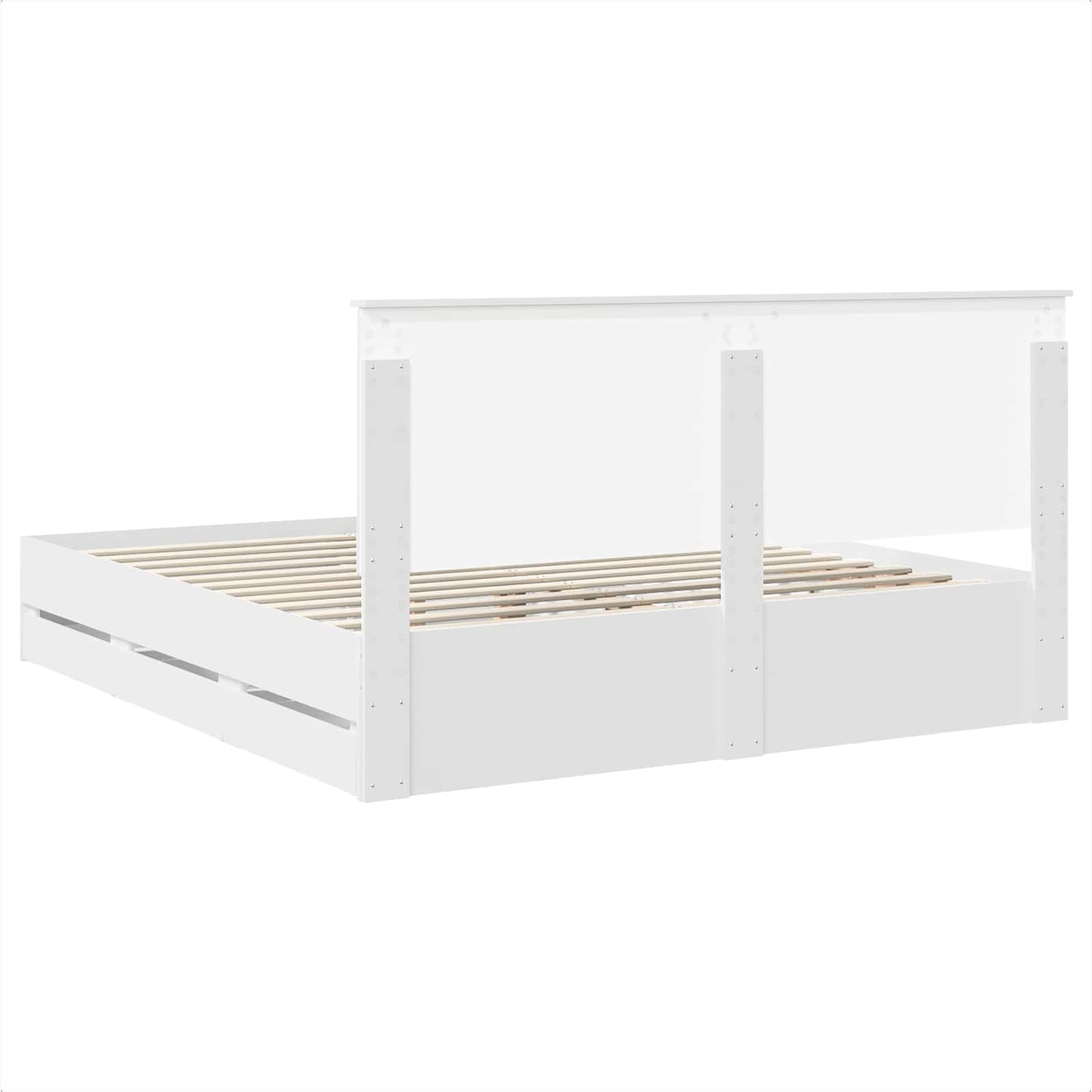 Struttura del letto Bianco 180 x 200 cm Legno Ingegnerizzato