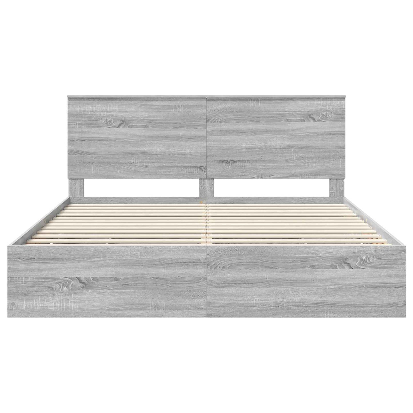 Struttura del letto con cassetto Grigio Sonoma 180 x 200 cm