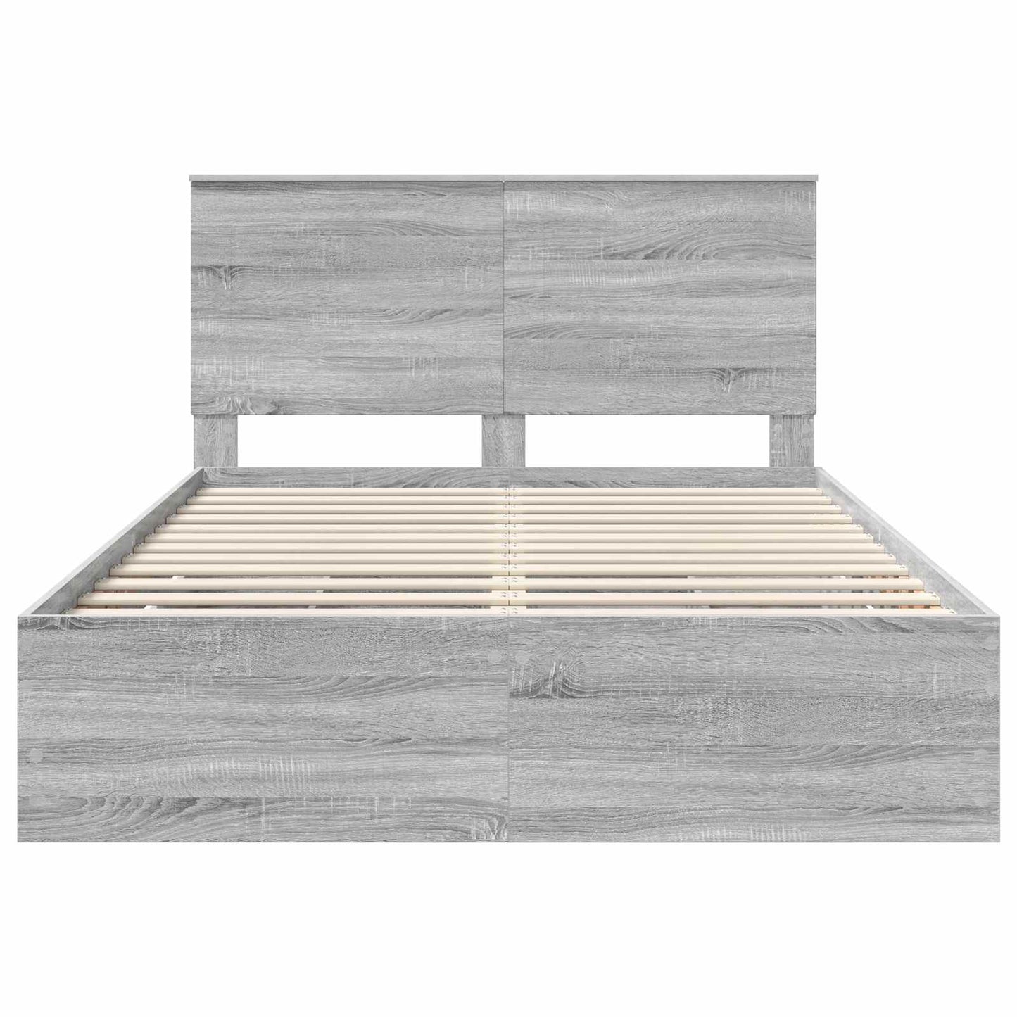 Struttura del letto con cassetto Grigio Sonoma 150 x 200 cm