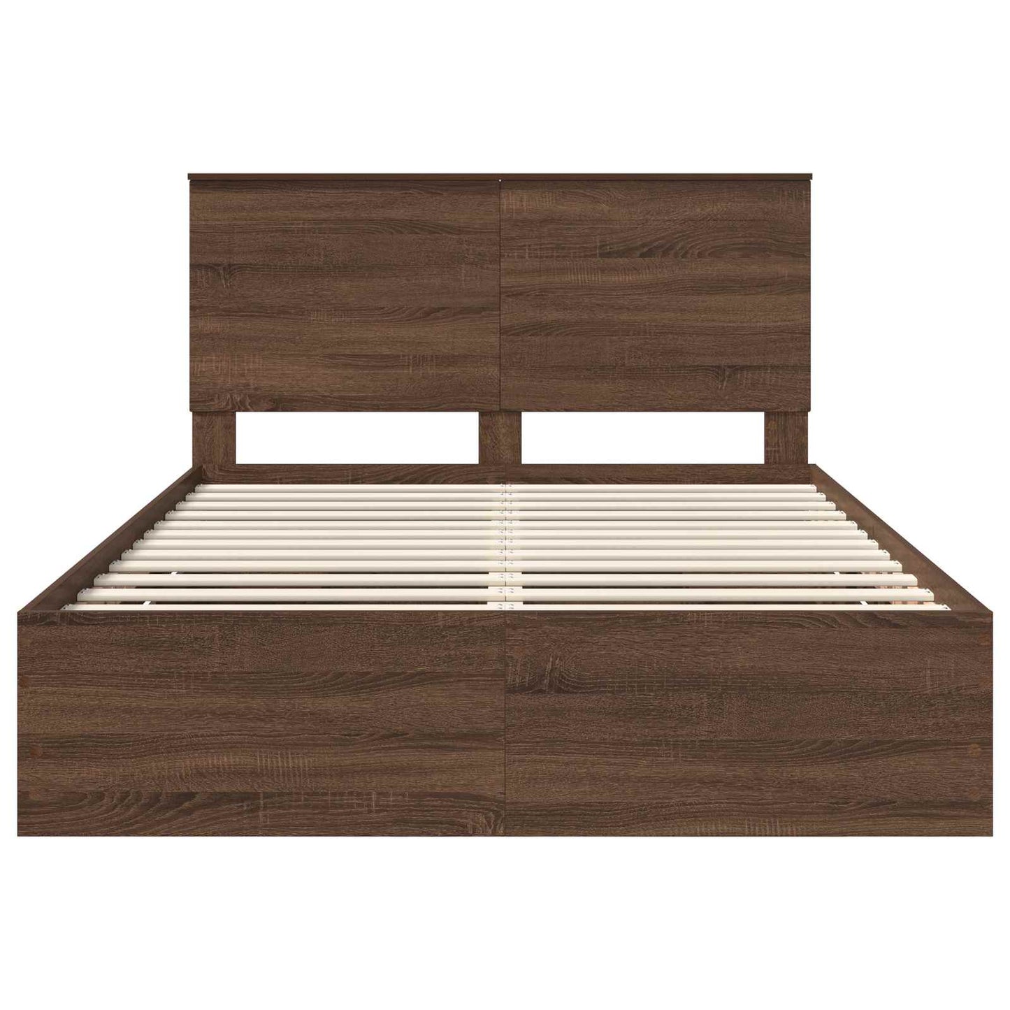 Struttura del letto con cassetto Rovere Marrone 150 x 200 cm