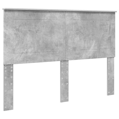 Struttura del letto con cassetto Grigio cemento 140 x 190 cm