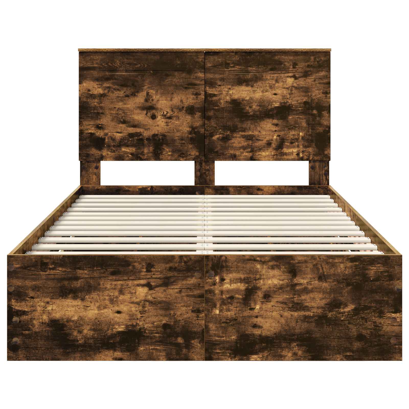 Struttura del letto con cassetto Rovere fumé 135 x 190 cm | homemem39