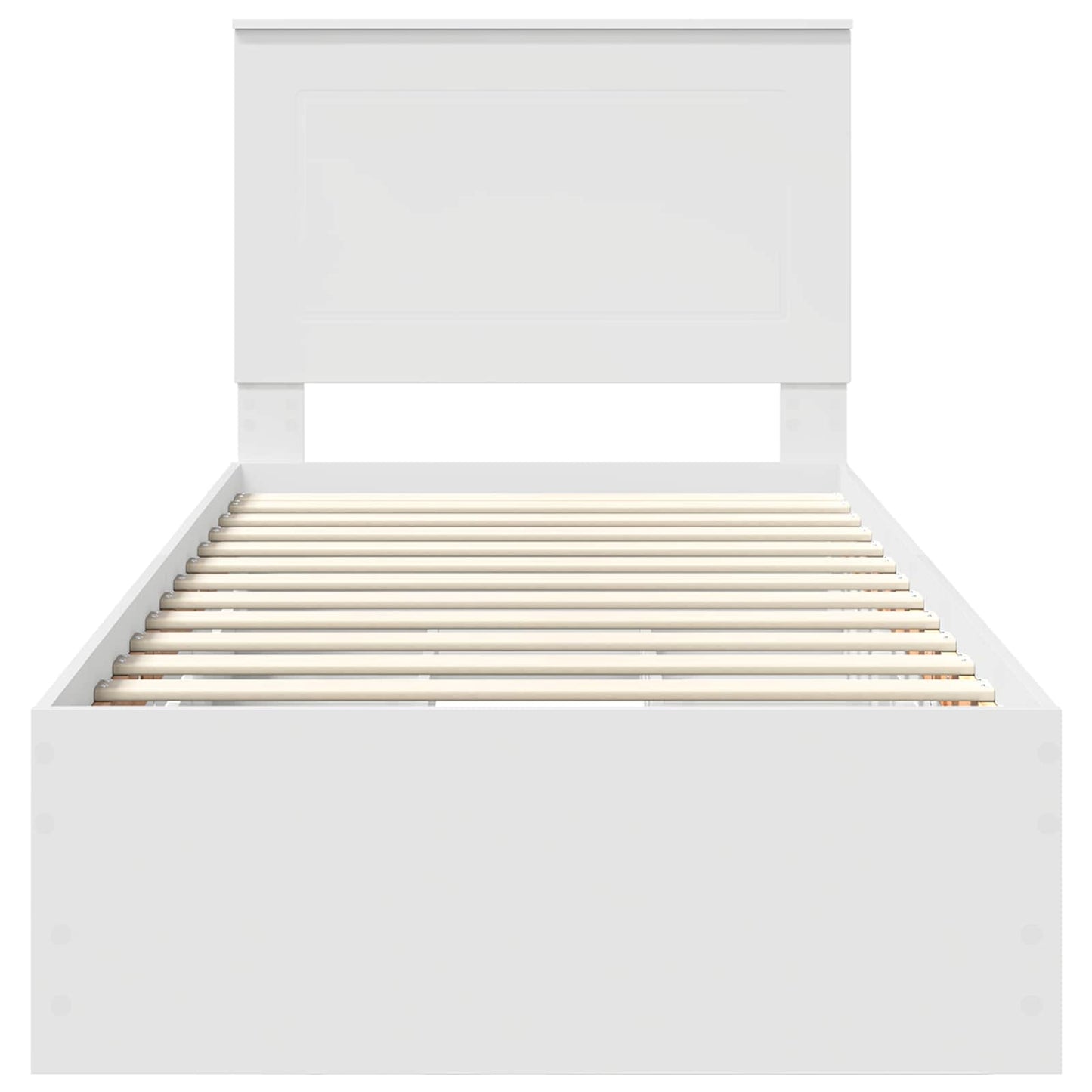 Struttura del letto Bianco 90 x 200 cm Legno Ingegnerizzato