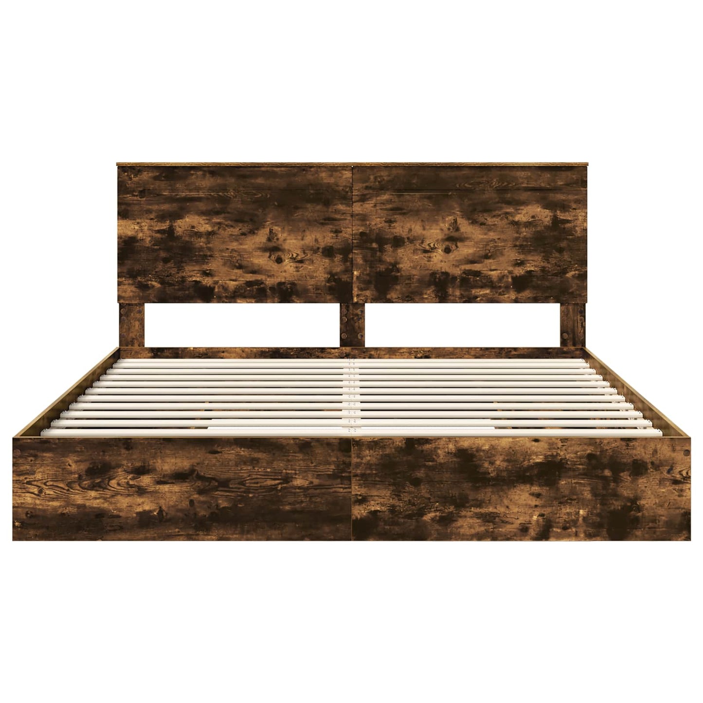 Letto con Contenitore con testiera Rovere fumé 180 x 200 cm | homemem39