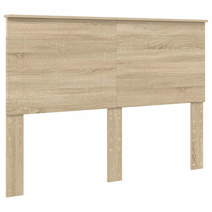 Letto con Contenitore con testiera Rovere Sonoma 160 x 200 cm | homemem39