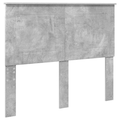 Letto con Contenitore con testiera Grigio cemento 135 x 190 cm | homemem39