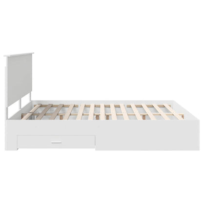 Struttura del letto Bianco 180 x 200 cm Legno multistrato | homemem39