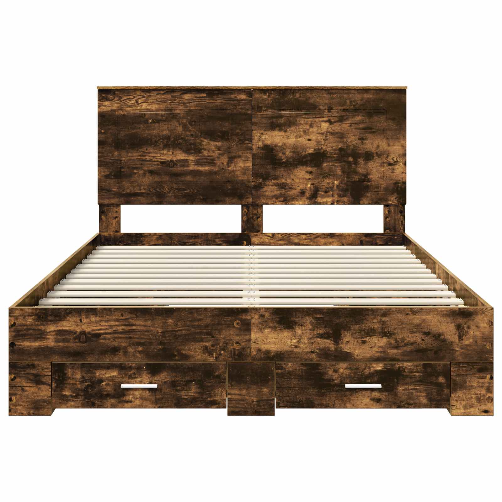 Struttura del letto Rovere fumé 150 x 200 cm Legno multistrato | homemem39