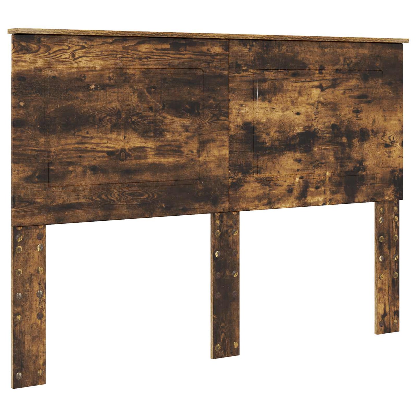 Struttura del letto Rovere fumé 140 x 190 cm Legno multistrato | homemem39