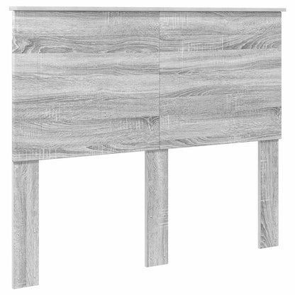 Struttura del letto con testiera Grigio Sonoma 135 x 190 cm | homemem39