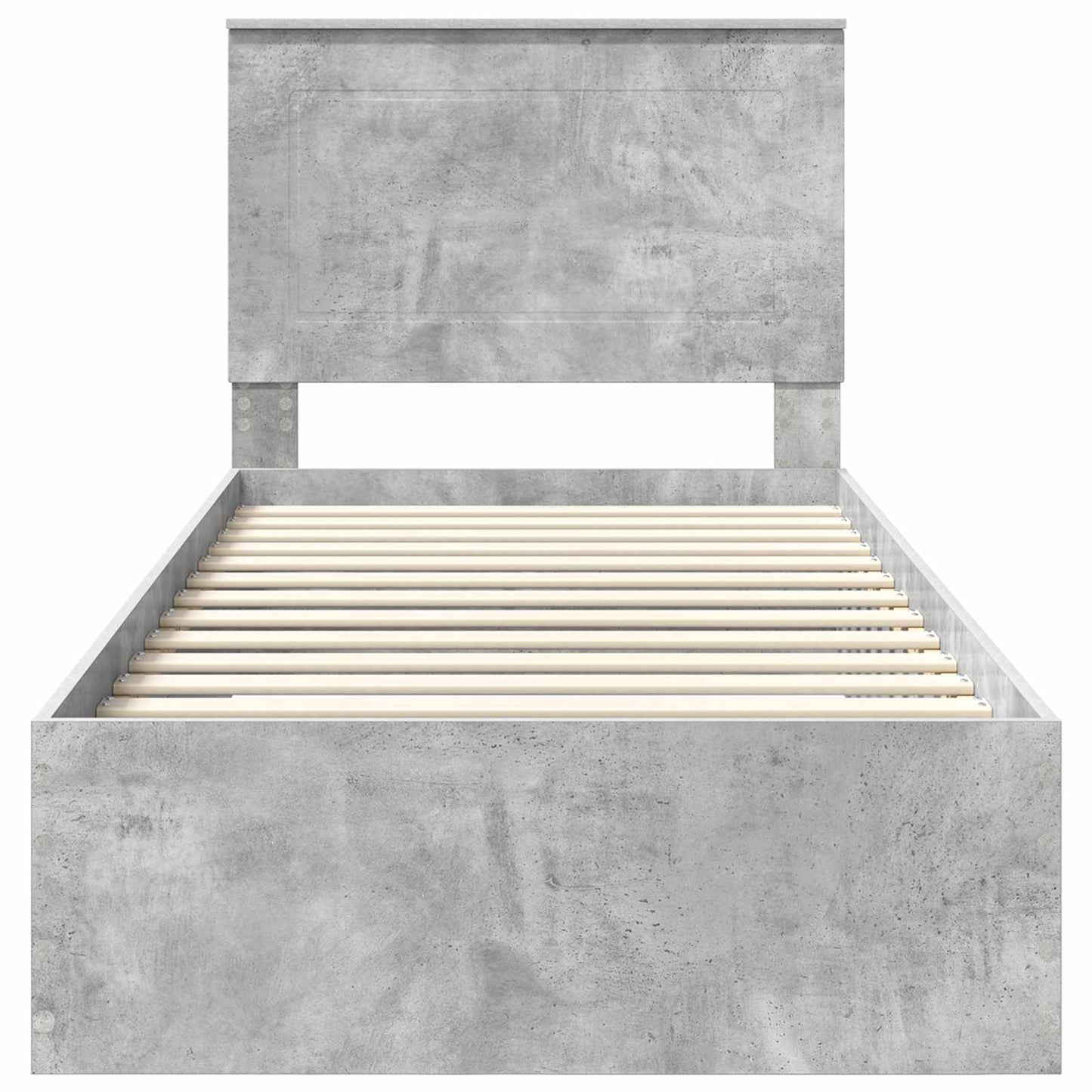 Struttura del letto Grigio Certo e Argento 75 x 190 cm | homemem39