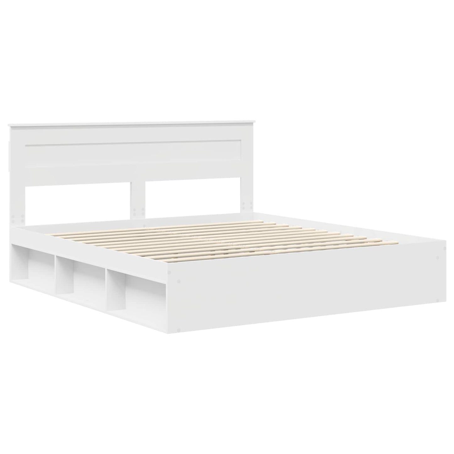 Struttura del letto Bianco 180 x 200 cm Pino massello | homemem39