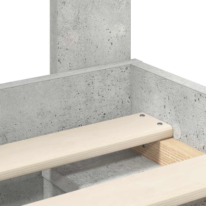 Struttura del letto Calcestruzzo 180 x 200 cm Pino massello | homemem39