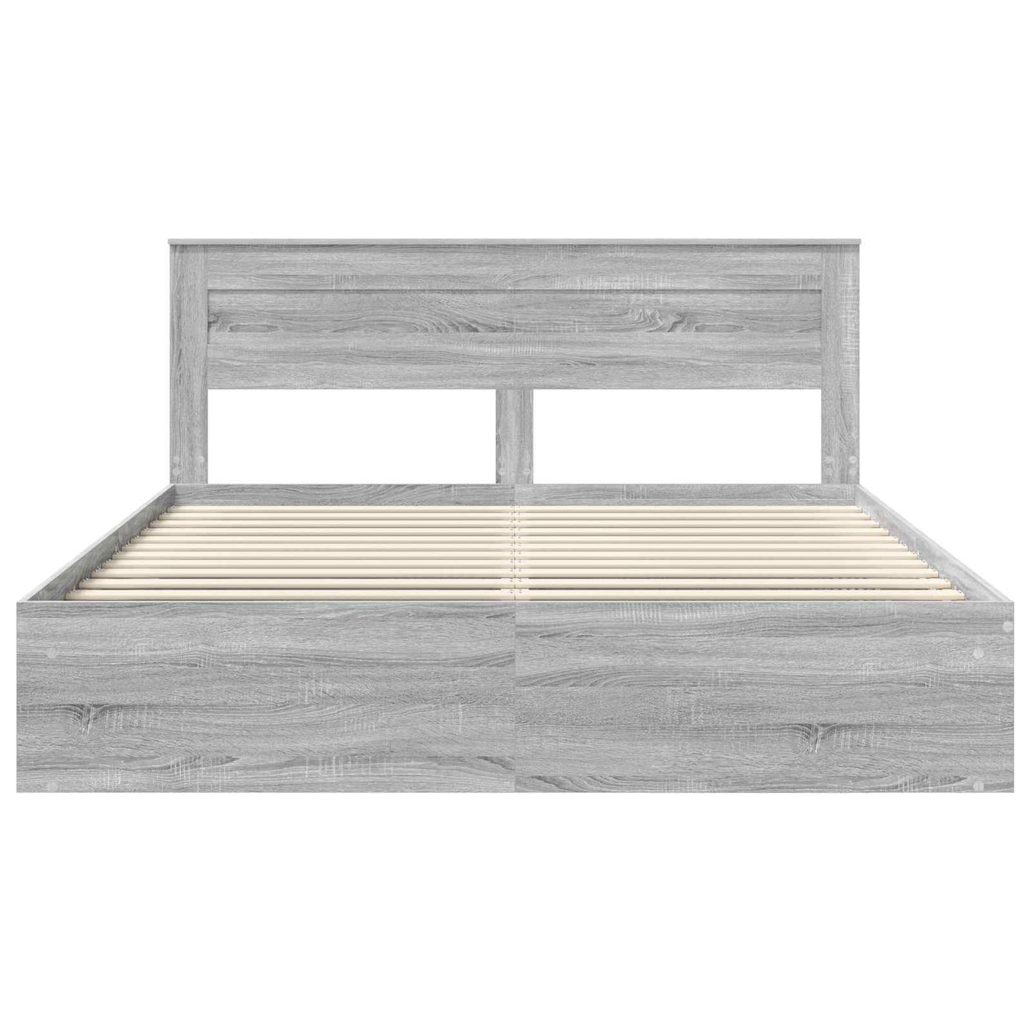 Struttura del letto Grigio Sonoma 180 x 200 cm Pino massello | homemem39