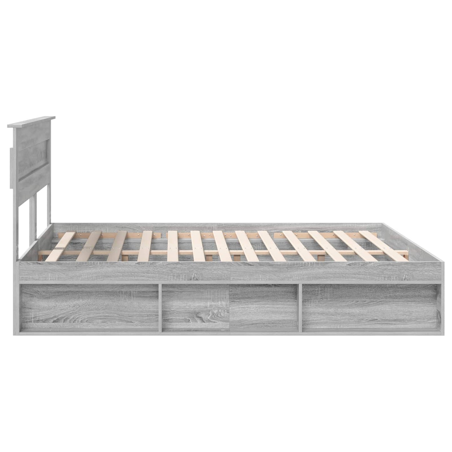 Struttura del letto Grigio Sonoma 180 x 200 cm Pino massello | homemem39